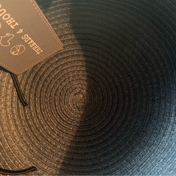 Threads 4 Thought midnight blue straw hat - Picture 4 of 12